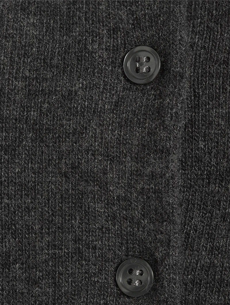Cropped Wool Cardigan