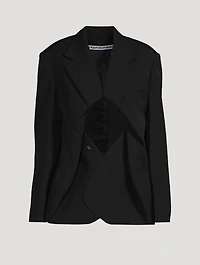 Oversized Cut-Out Blazer