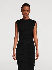 Ruched Jersey Top