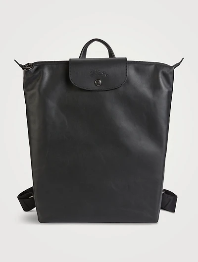 Medium Le Pliage Xtra Leather Backpack