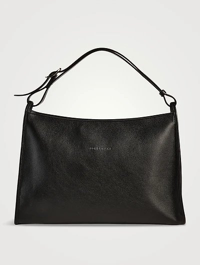 XL Le Foulonné Leather Shoulder Bag