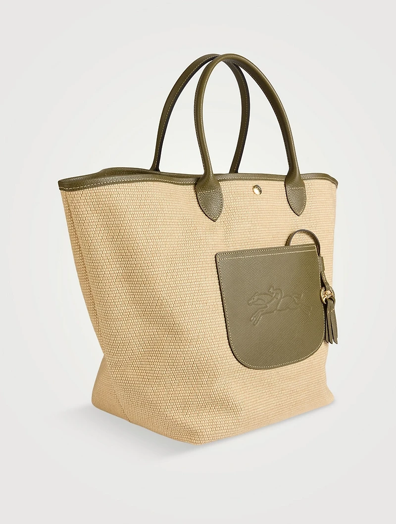 Large Le Pliage Collection Basket Bag