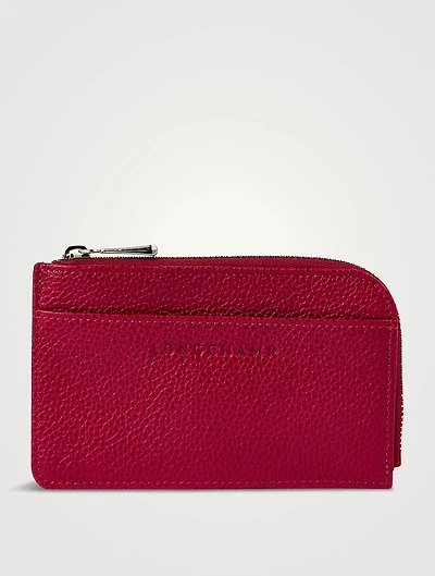 Le Foulonné Zipped Leather Card Case