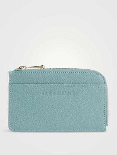 Le Foulonné Leather Zipped Card Case