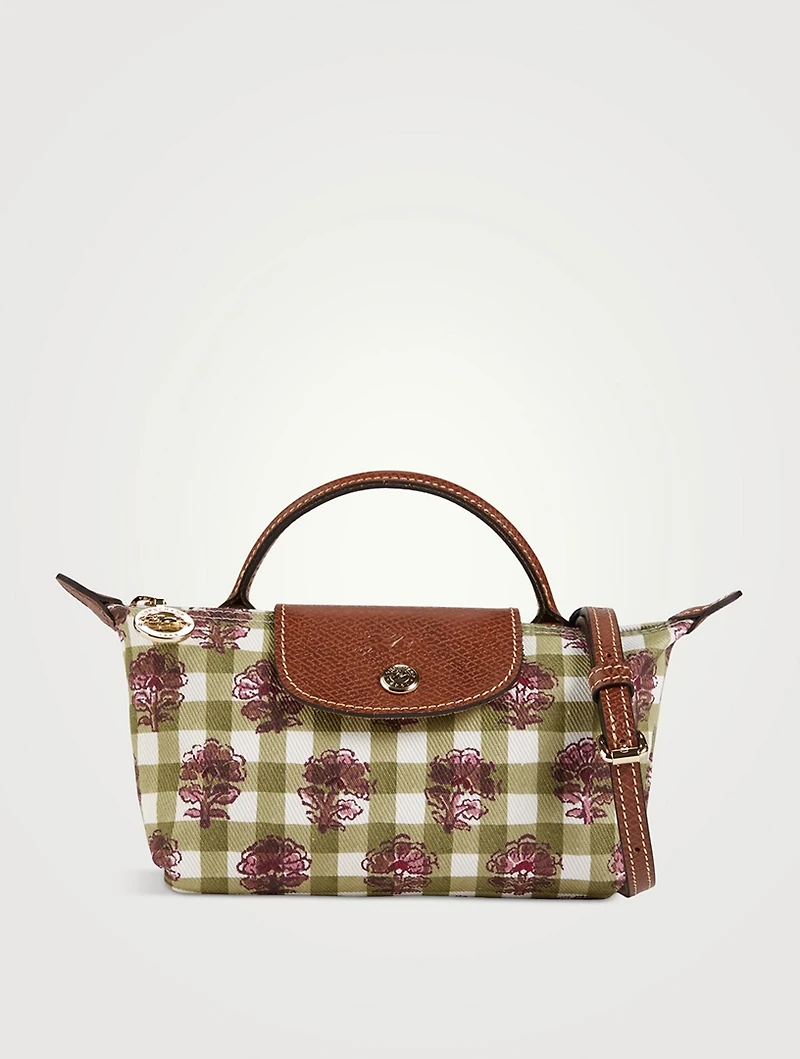 XS Le Pliage Pouch In Gingham Print