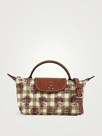XS Le Pliage Pouch In Gingham Print