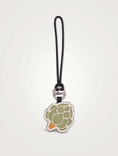 Longcharm Artichoke Leather Bag Charm