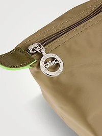 Medium Le Pliage Green Top Handle Bag