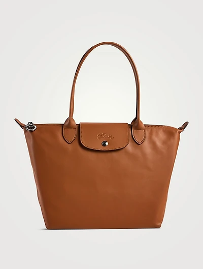 Medium Le Pliage Xtra Leather Tote Bag