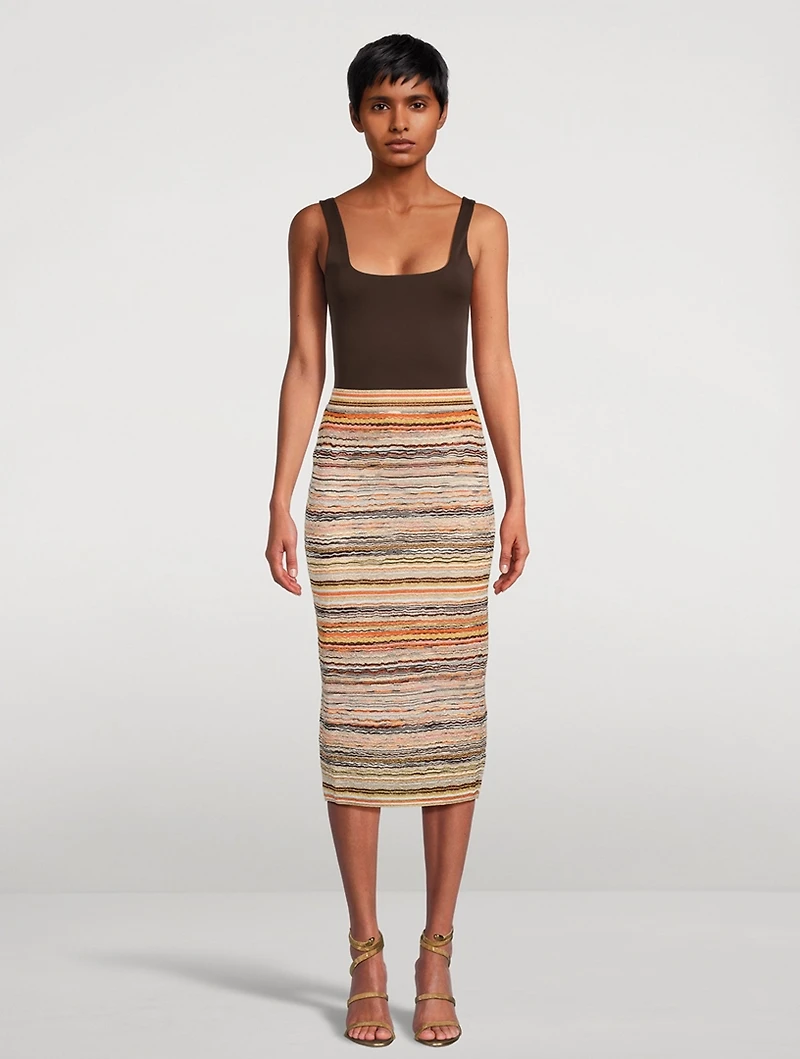 Knit Pencil Skirt