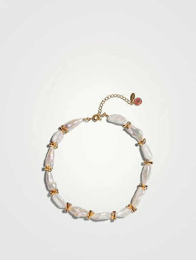 Stones And Pearls Necklace
