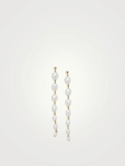 Gradual Keshi Pearl Dangle Earrings
