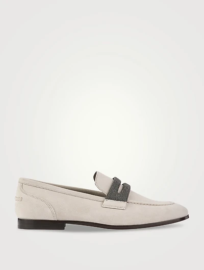 Suede Loafers
