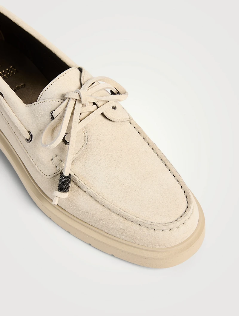 Sail Suede Boat Shoes
