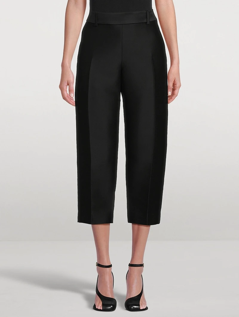 Cam Faille Straight Trousers