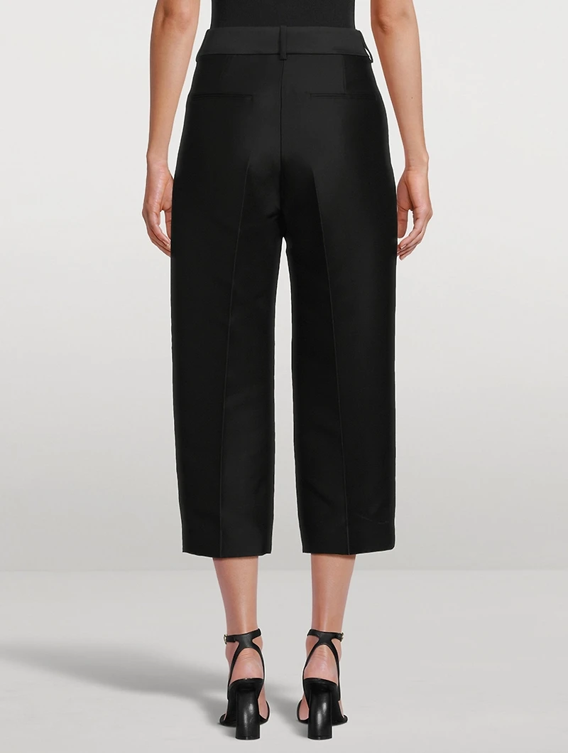 Cam Faille Straight Trousers