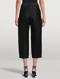 Cam Faille Straight Trousers
