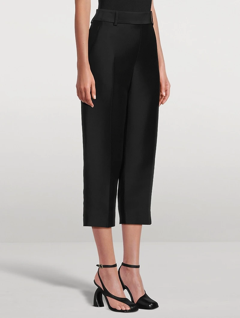 Cam Faille Straight Trousers