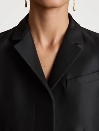Crittan Faille Blazer