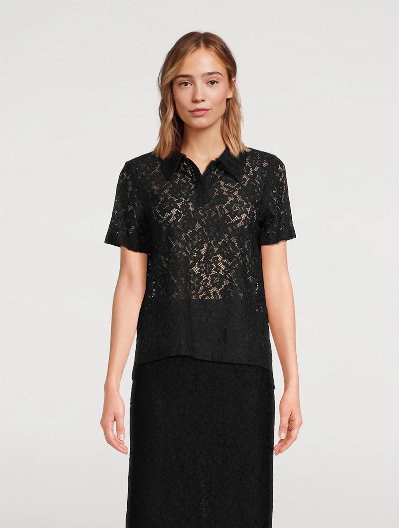 Kennedy Lace Polo Shirt