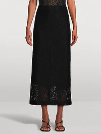 Jasmine Lace Pencil Skirt