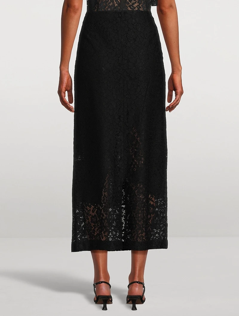 Jasmine Lace Pencil Skirt