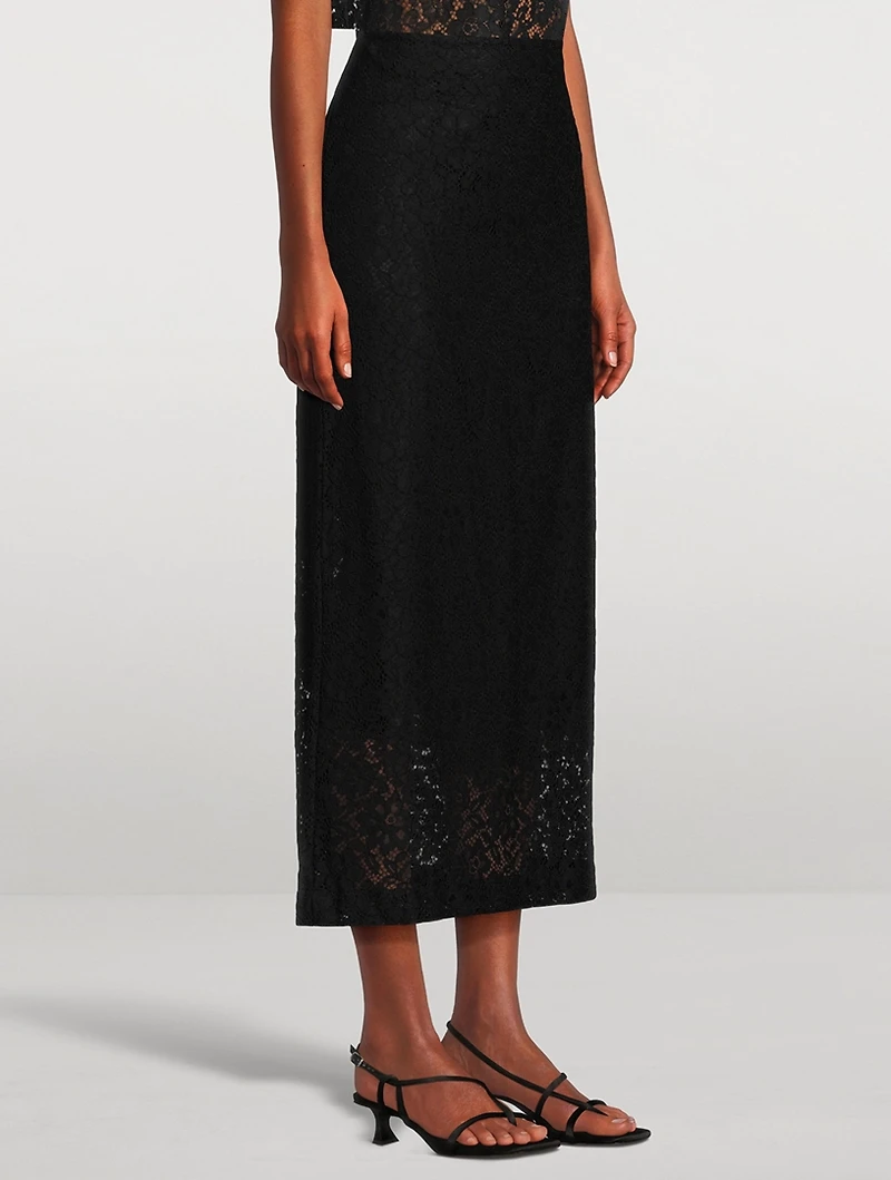 Jasmine Lace Pencil Skirt