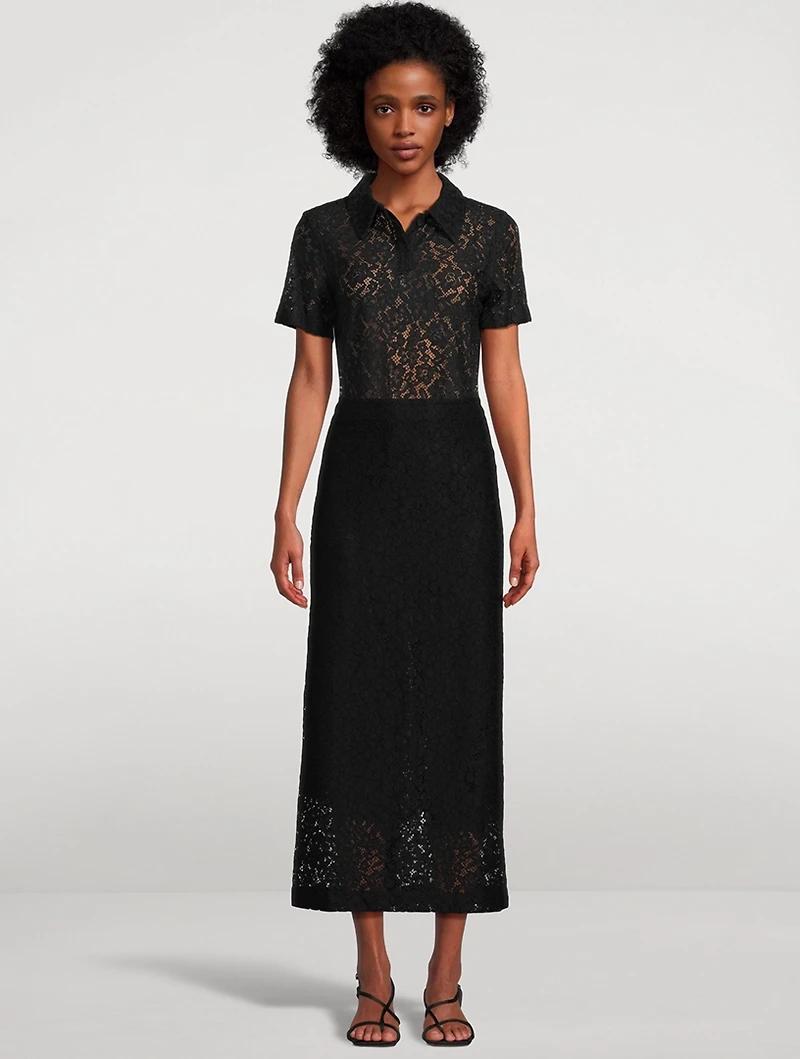 Jasmine Lace Pencil Skirt
