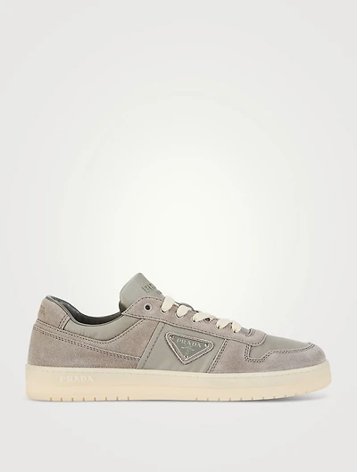 Downtown Re-Nylon And Suede Sneakers