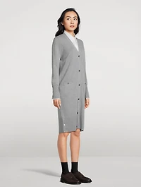 Longline Wool Cardigan