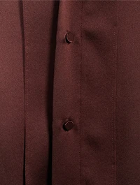 Silk Shirt With Detachable Collar