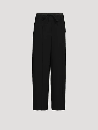 Double-Waistband Trousers