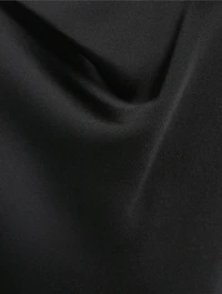 Silk Cowlneck Blouse