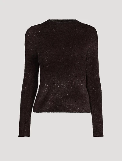 Metallic Eyelash Sweater