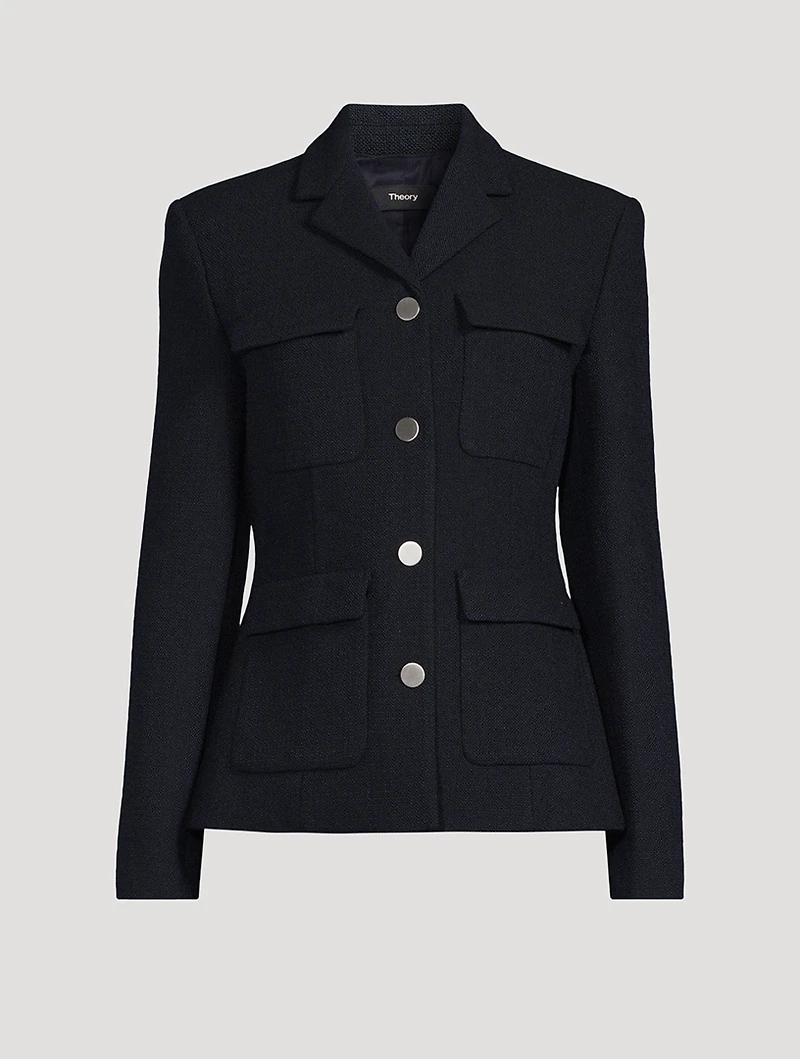 Tweed Military Jacket
