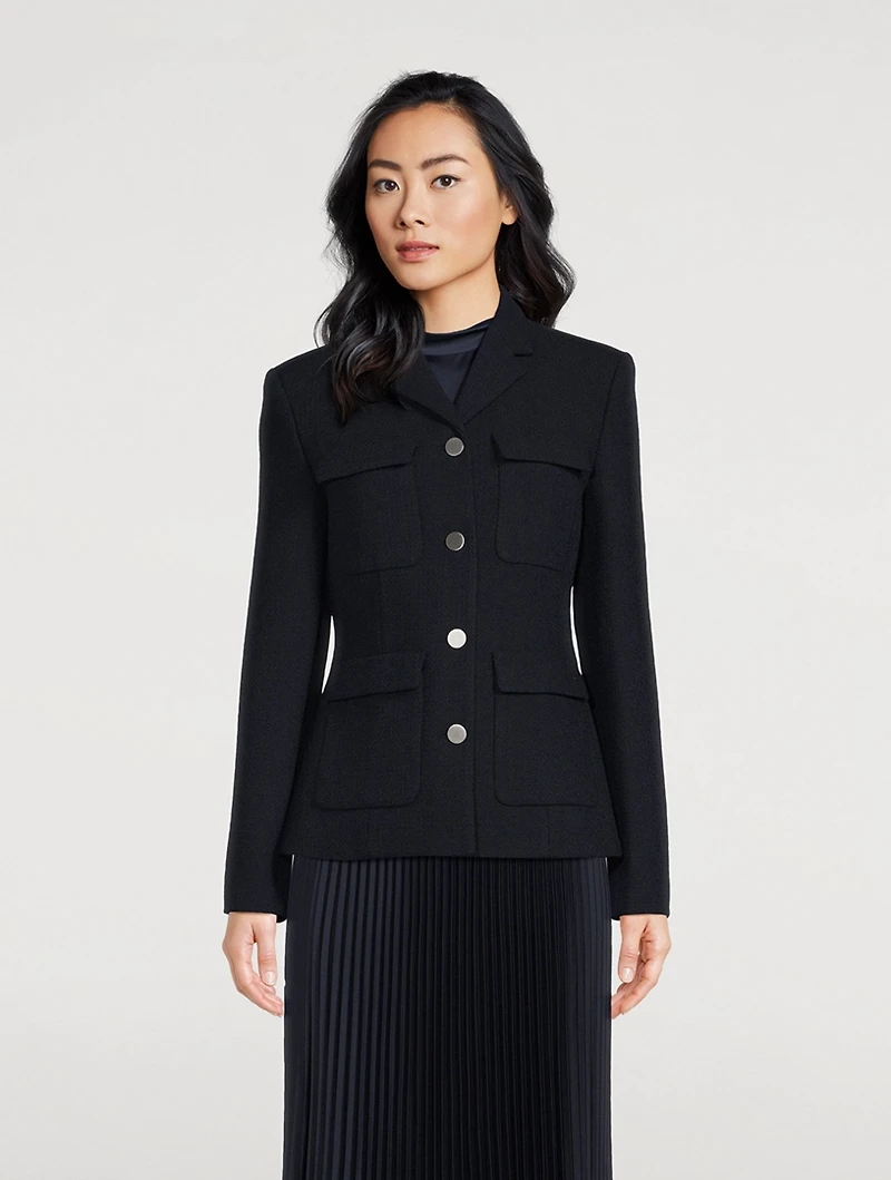Tweed Military Jacket
