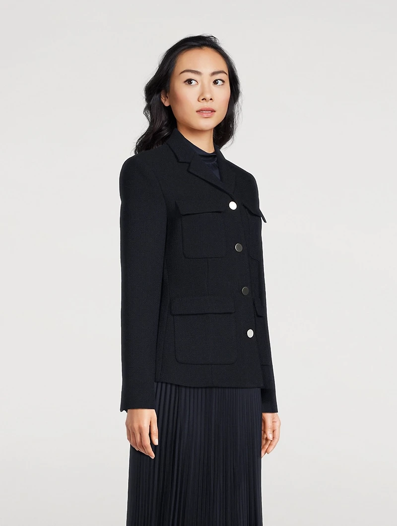 Tweed Military Jacket