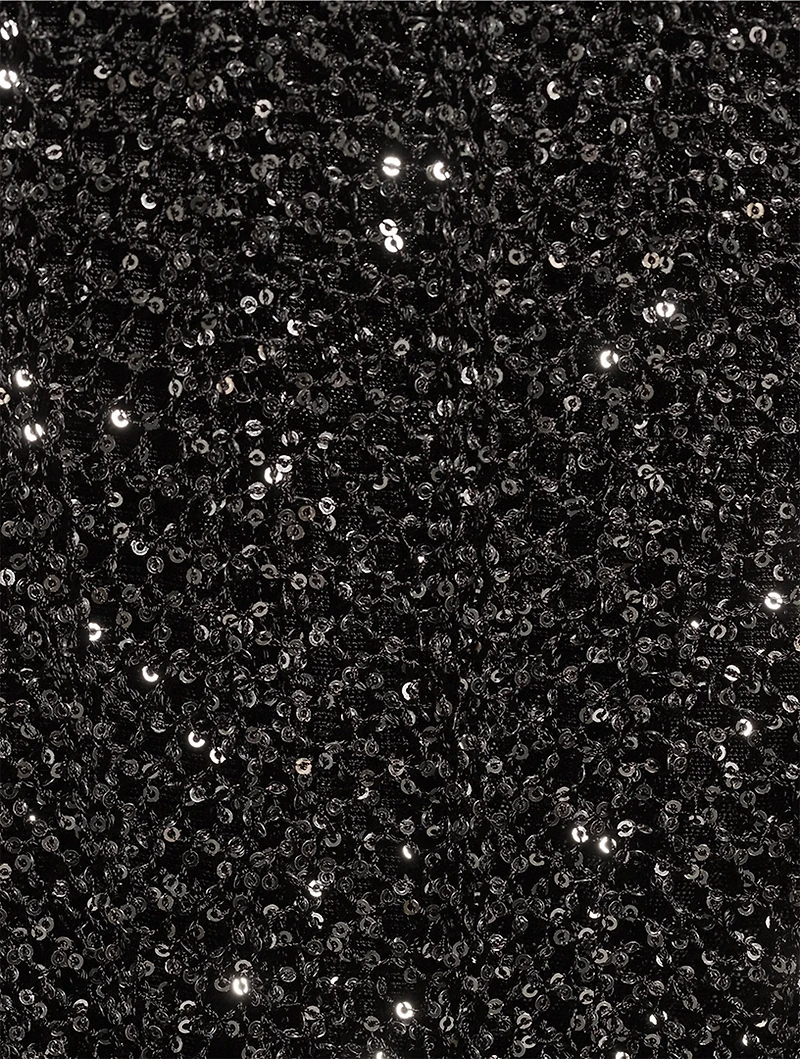 Sequin Knit Skater Dress