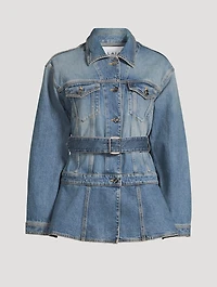 Belted Denim Jacket