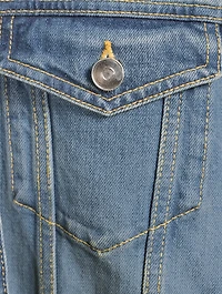 Belted Denim Jacket