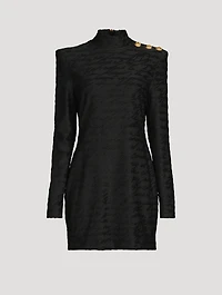 Love Letter Jacquard Knit Mini Dress
