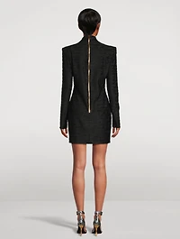 Love Letter Jacquard Knit Mini Dress