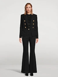Grain de Poudre Wool Double-Breasted Blazer