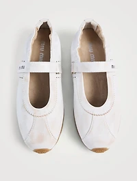 Leather Mary Jane Ballerinas