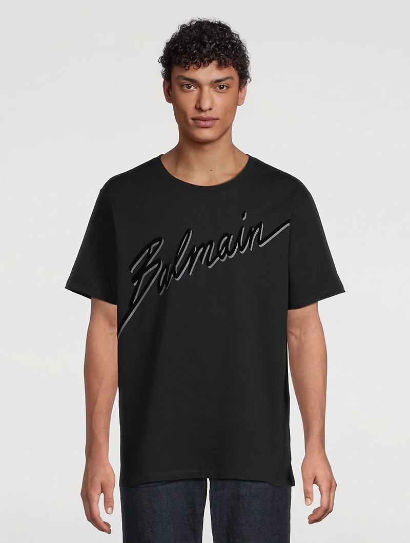Flocked Logo T-Shirt