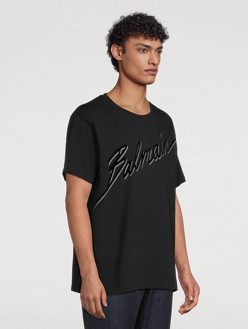 Flocked Logo T-Shirt