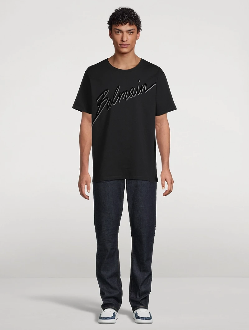 Flocked Logo T-Shirt