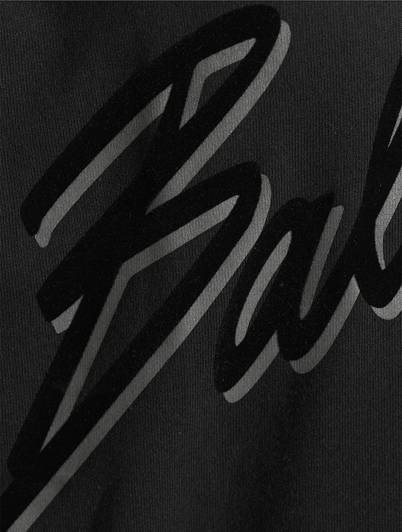 Flocked Logo T-Shirt