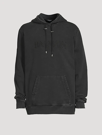 Embroidered Vintage Logo Hoodie