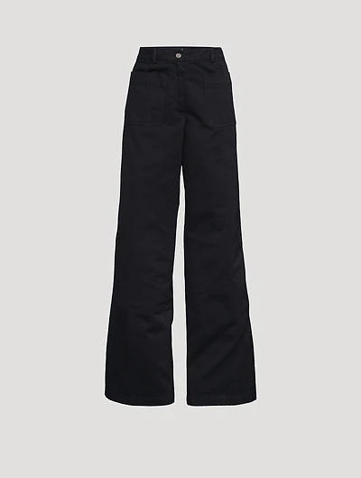 Cotton Gabardine Trousers